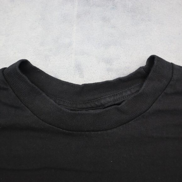 The Hundreds Shirt Womens S Black Cropped Short Sleeve Crew Neck Cotton T Shirt - Picture 8 of 15